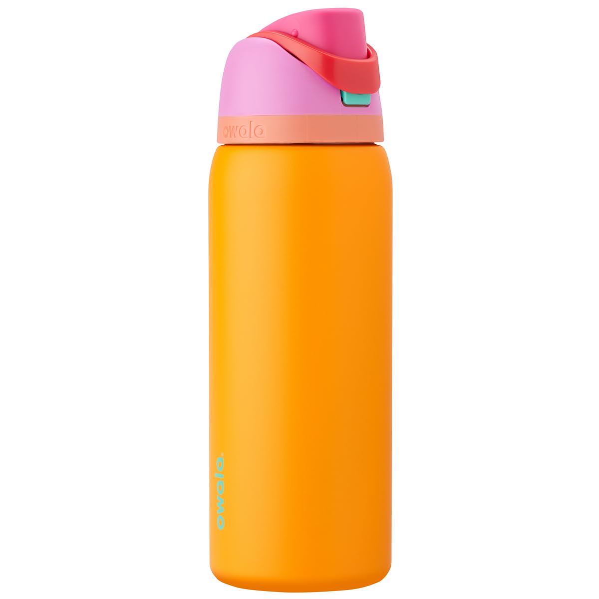 Owala FreeSip Insulated Stainless Steel Water Bottle with Straw for Sports and Travel, BPA-Free, 24 Ounce, Candy Store