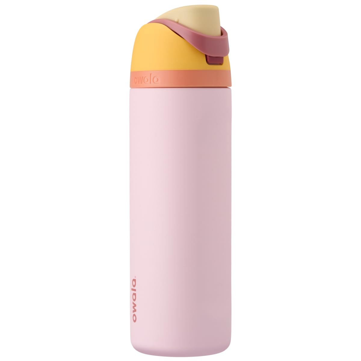 Owala FreeSip Insulated Stainless Steel Water Bottle with Straw for Sports and Travel, BPA-Free, 24 Ounce, Candy Store
