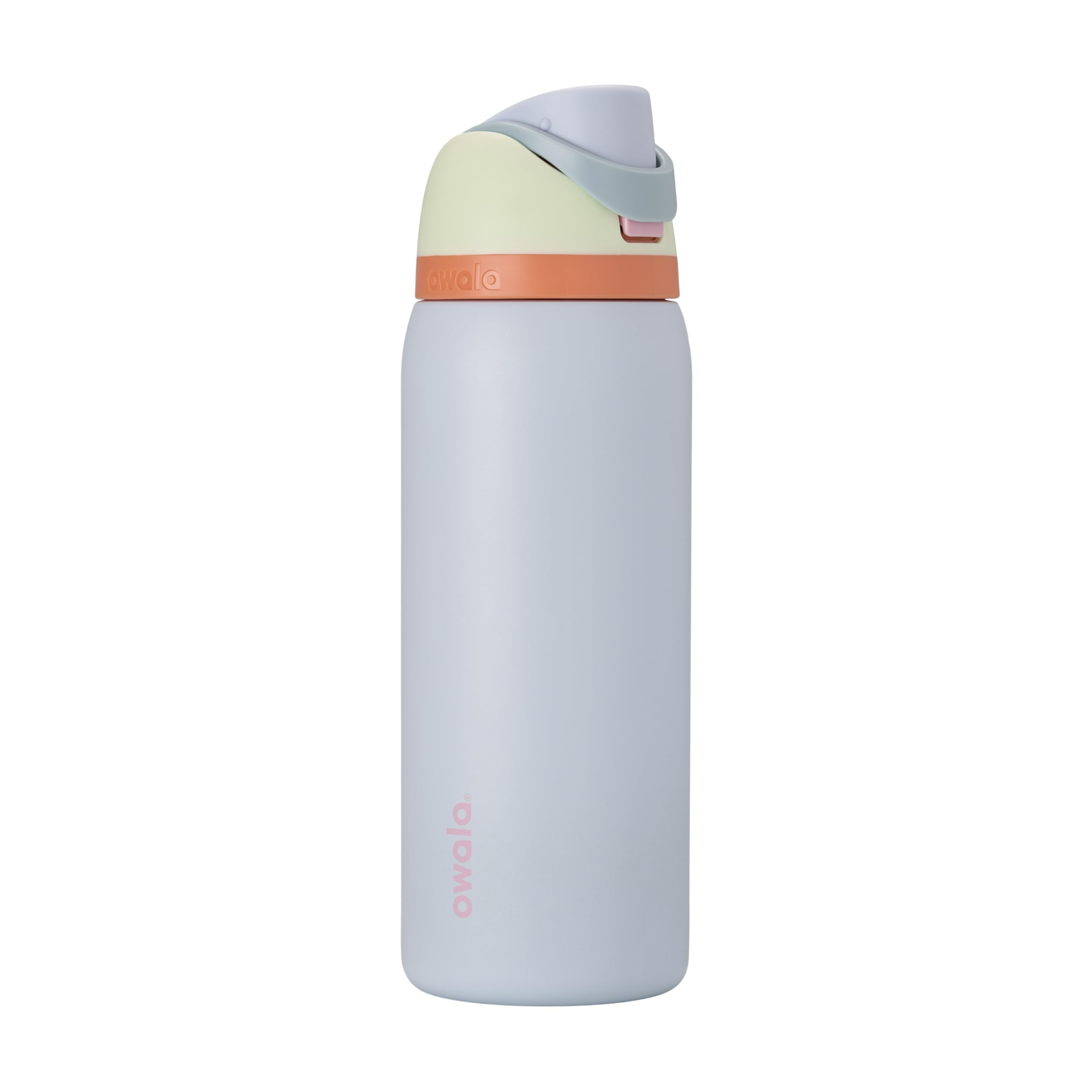 Owala FreeSip Insulated Stainless Steel Water Bottle with Straw for Sports and Travel, BPA-Free, 24 Ounce, Candy Store