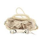 Eiyye off white woven tote purse, stylish women's shoulder handbag for summer beach outings.