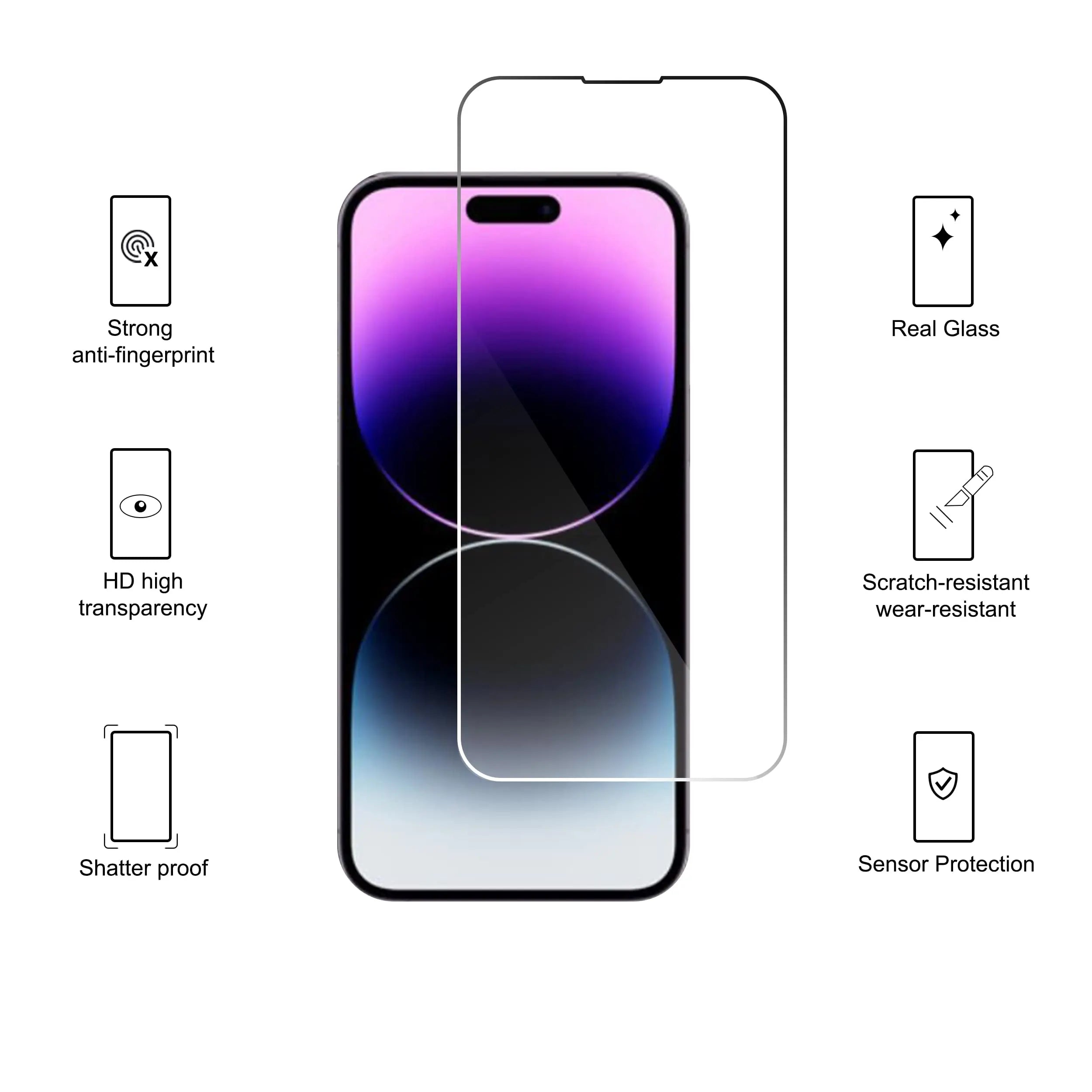 Ailun 3 Pack Screen Protector and Camera Lens Protector for iPhone 17 Pro Max with installation frame, case-friendly design.