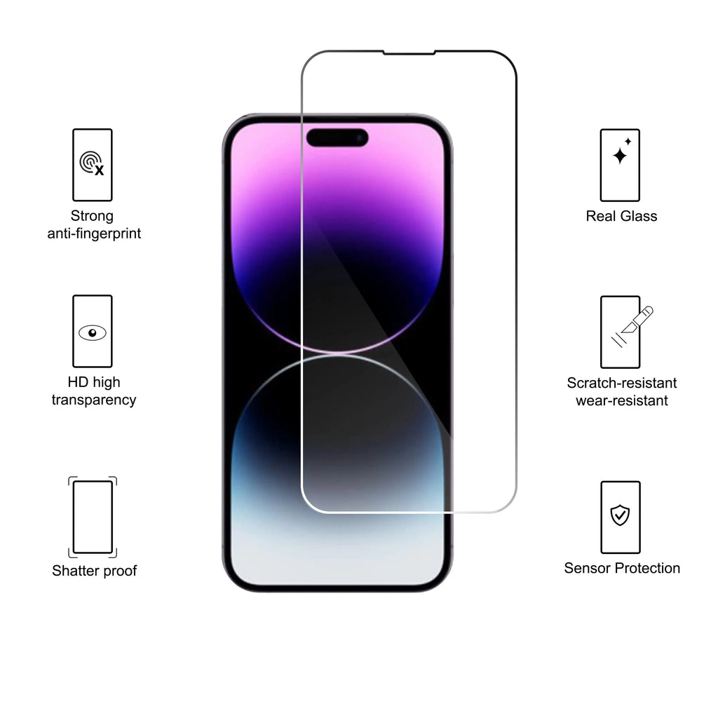Ailun 3 pack screen protectors and camera lens protectors for iPhone 17 Pro Max with installation frame and case compatibility.