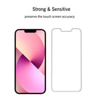 Ailun tempered glass screen protector for iPhone 15/16, 6.1 inch, case friendly, Dynamic Island compatible, 3 pack.