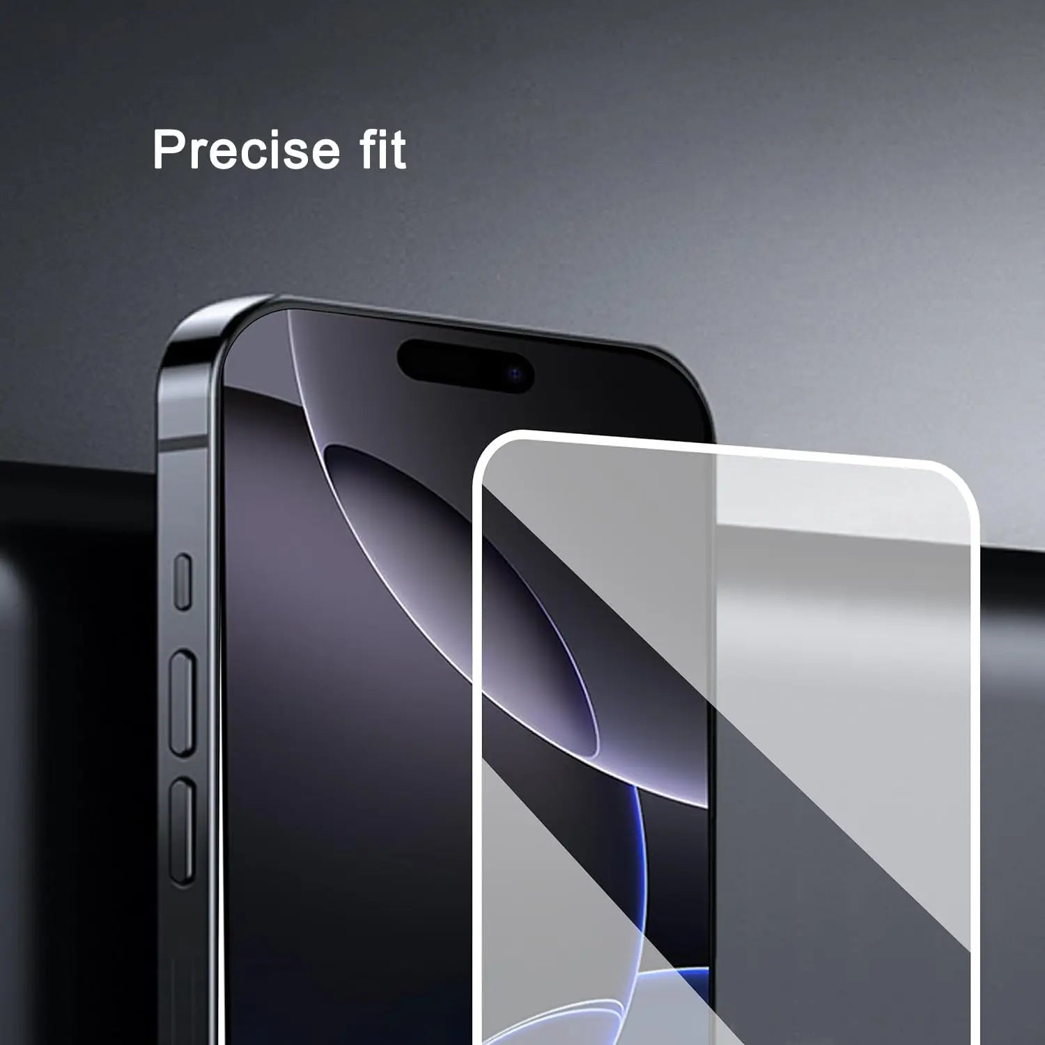 Ailun tempered glass screen protector for iPhone 16/15, 3-pack, 6.1-inch, dynamic island compatible, case friendly.