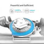 Roborock Saros 10R Robot Vacuum and Mop in black, showcasing ultra-slim design and FlexiArm for effective corner cleaning.