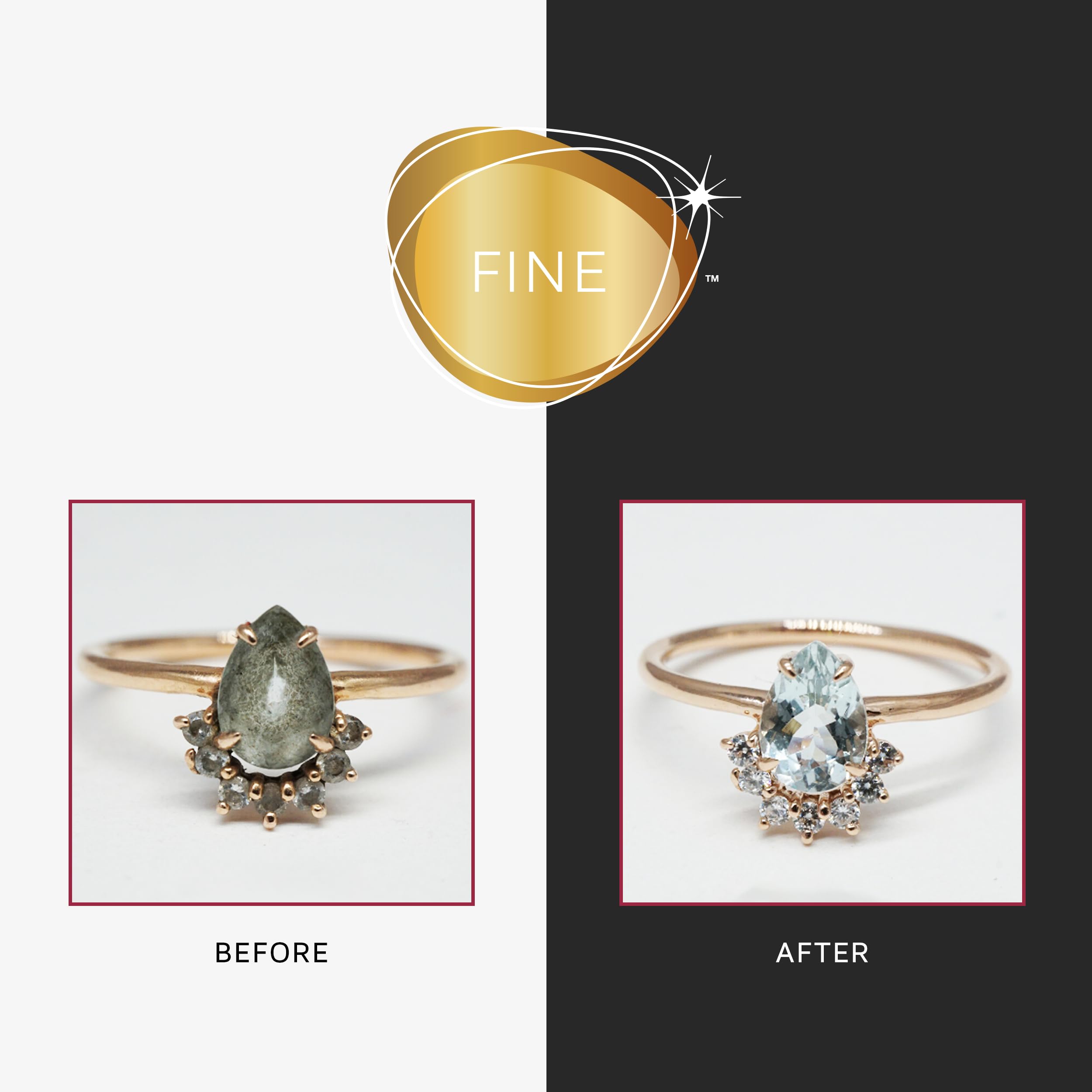 CONNOISSEURS Premium Edition Jewelry Cleaner 9.6oz bottle, suitable for fine, silver, and delicate jewelry cleaning.