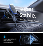 LISEN magnetic phone holder for car with upgraded clip and strong magnets, suitable for Galaxy S25 Ultra and similar smartphones.