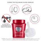 CONNOISSEURS Premium Edition Jewelry Cleaner 9.6oz bottle, designed for fine, silver, and delicate jewelry cleaning.