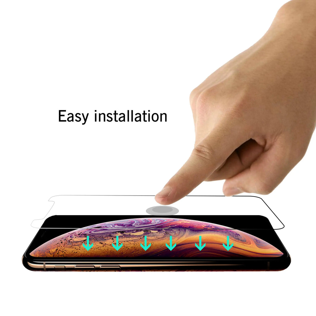 Ailun tempered glass screen protector for iPhone 16/15, 6.1-inch display, case-friendly, dynamic island compatible, 3 pack.