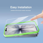 Ailun tempered glass screen protector for iPhone 15/16, 3-pack, 6.1-inch, case-friendly, dynamic island compatible.