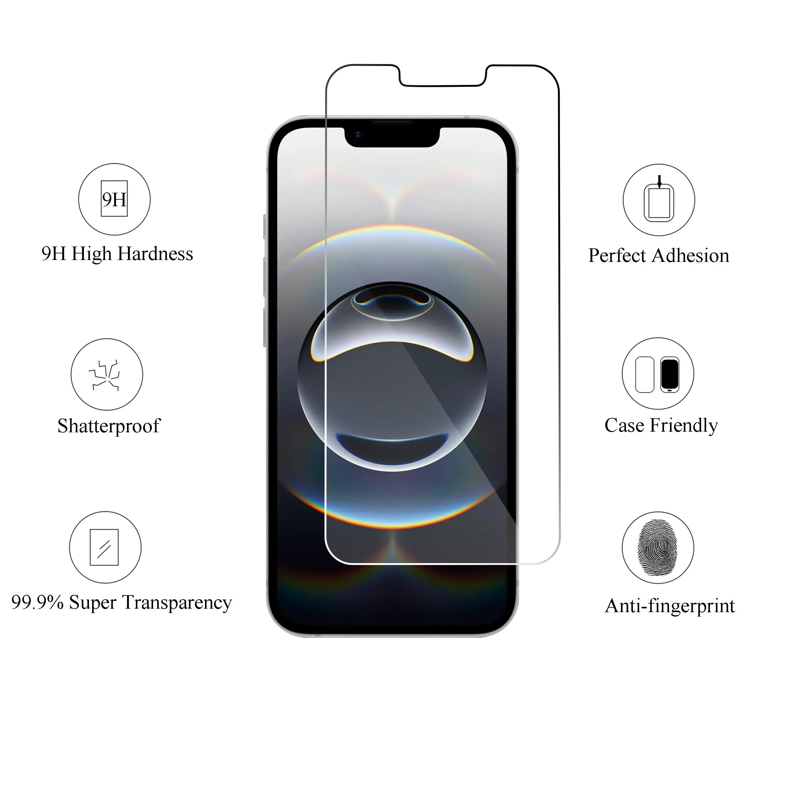 Ailun tempered glass screen protector for iPhone 16/15/15 Pro, 3-pack, case friendly, Dynamic Island compatible.