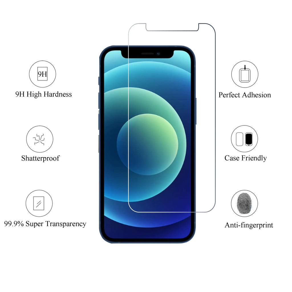 Ailun tempered glass screen protector for iPhone 16/15/15 Pro, 3-pack, case friendly, compatible with Dynamic Island.
