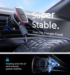 LISEN magnetic phone holder for car with strong magnets, designed for Galaxy S25 Ultra and 4-6.7 inch smartphones.