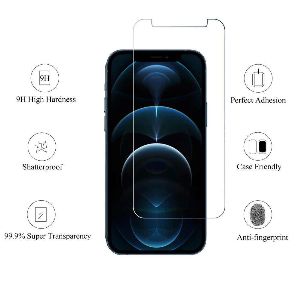 Ailun tempered glass screen protectors for iPhone 15/16, 3-pack, 6.1 inch, case-friendly, Dynamic Island compatible.