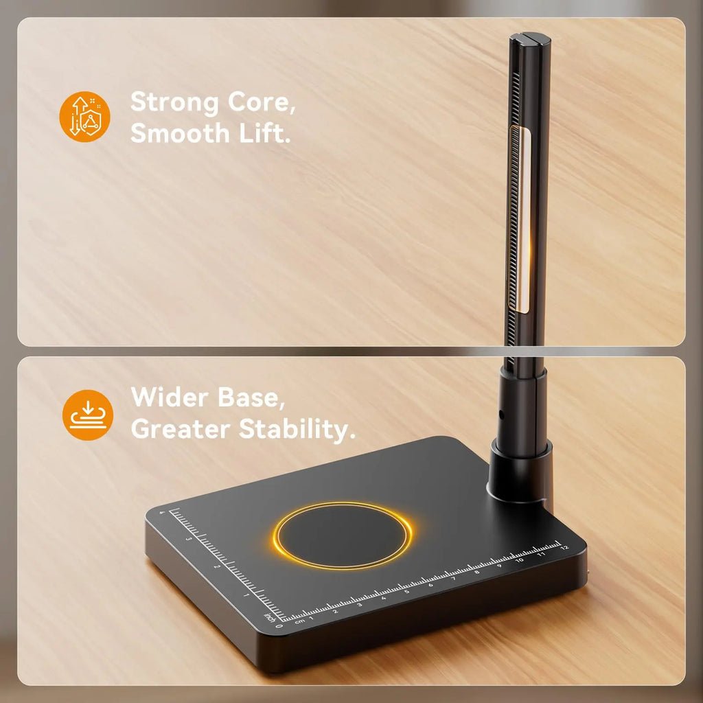 Elikliv 1000x digital microscope with 4.3-inch LCD and 8 adjustable LED lights for coin magnification.