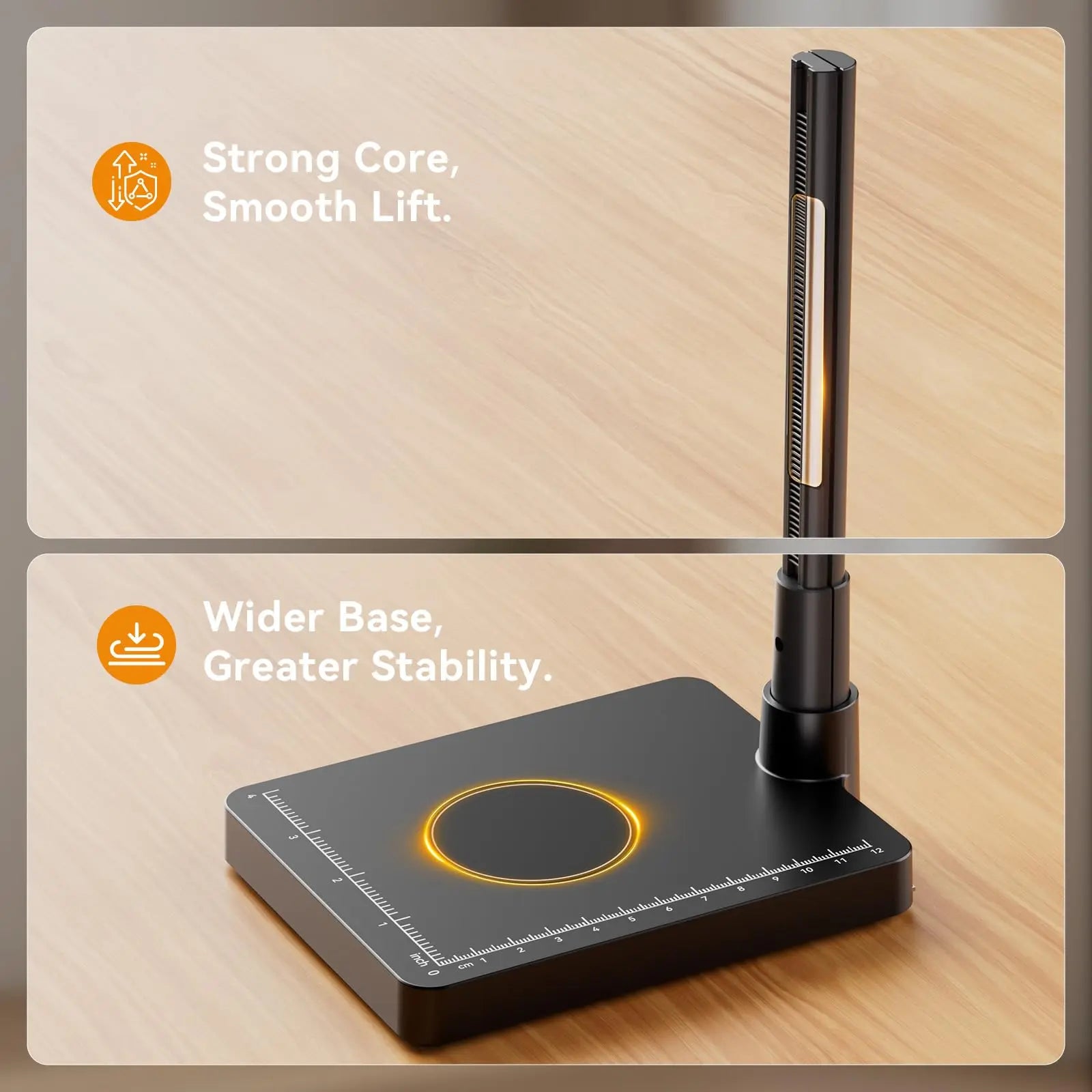 Elikliv 1000x digital microscope with 4.3-inch LCD and 8 adjustable LED lights for coin magnification.