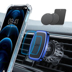 LISEN magnetic phone holder for car, featuring upgraded clip and strong magnets for Galaxy S25 Ultra and 4-6.7 inch smartphones.