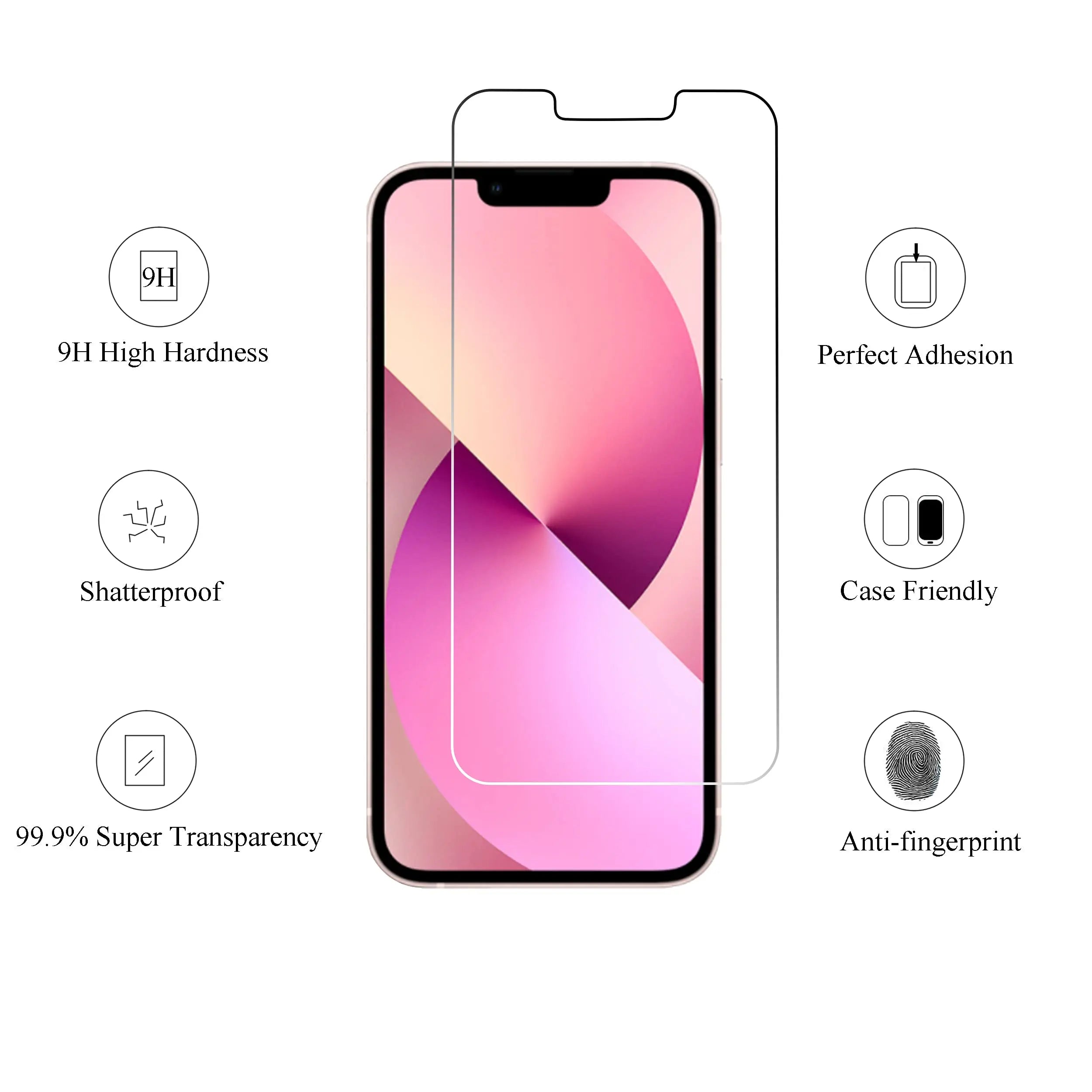 Ailun tempered glass screen protector for iPhone 16/15/15 Pro, 3 pack, 6.1 inch, case friendly, dynamic island compatible.