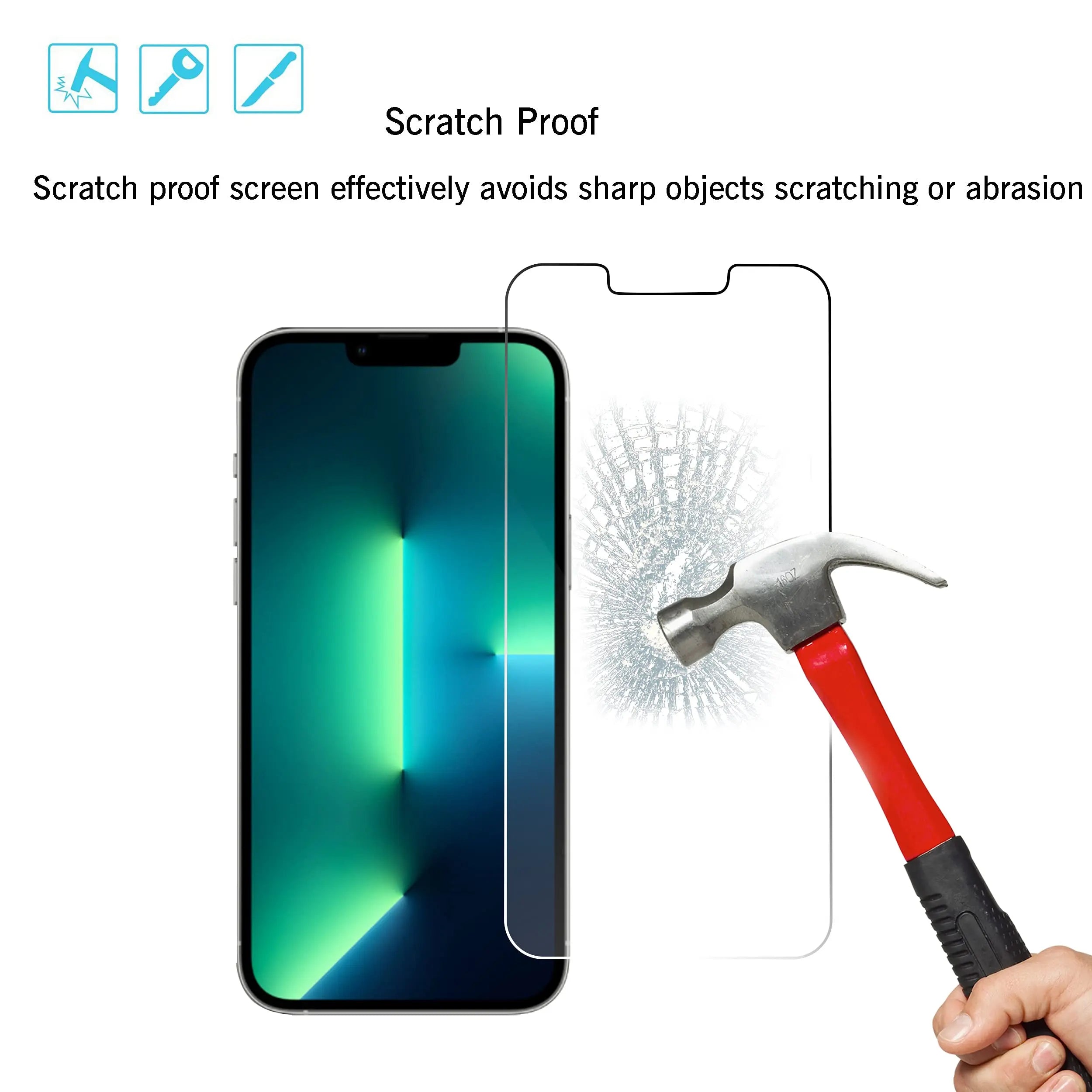 Ailun 3 pack screen protector and camera lens protector for iPhone 17 Pro Max with installation frame, case friendly.