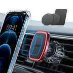 LISEN magnetic phone holder for car with upgraded clip and strong magnets, designed for Galaxy S25 Ultra and 4-6.7 inch smartphones.