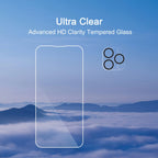 Ailun 3 pack screen protector and camera lens protectors for iPhone 17 Pro Max with installation frame, case friendly design.