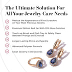 CONNOISSEURS Premium Edition Jewelry Cleaner 9.6oz bottle for fine, silver, and delicate jewelry cleaning solutions.