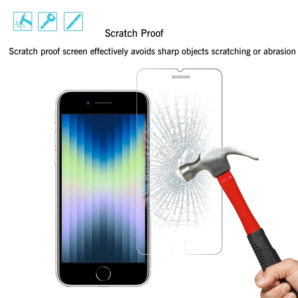 Ailun tempered glass screen protector for iPhone 15/16, 3-pack, case-friendly, dynamic island compatible, 6.1 inch display.