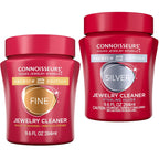CONNOISSEURS Premium Edition Jewelry Cleaner 9.6oz bottle, ideal for cleaning fine, silver, or delicate jewelry.