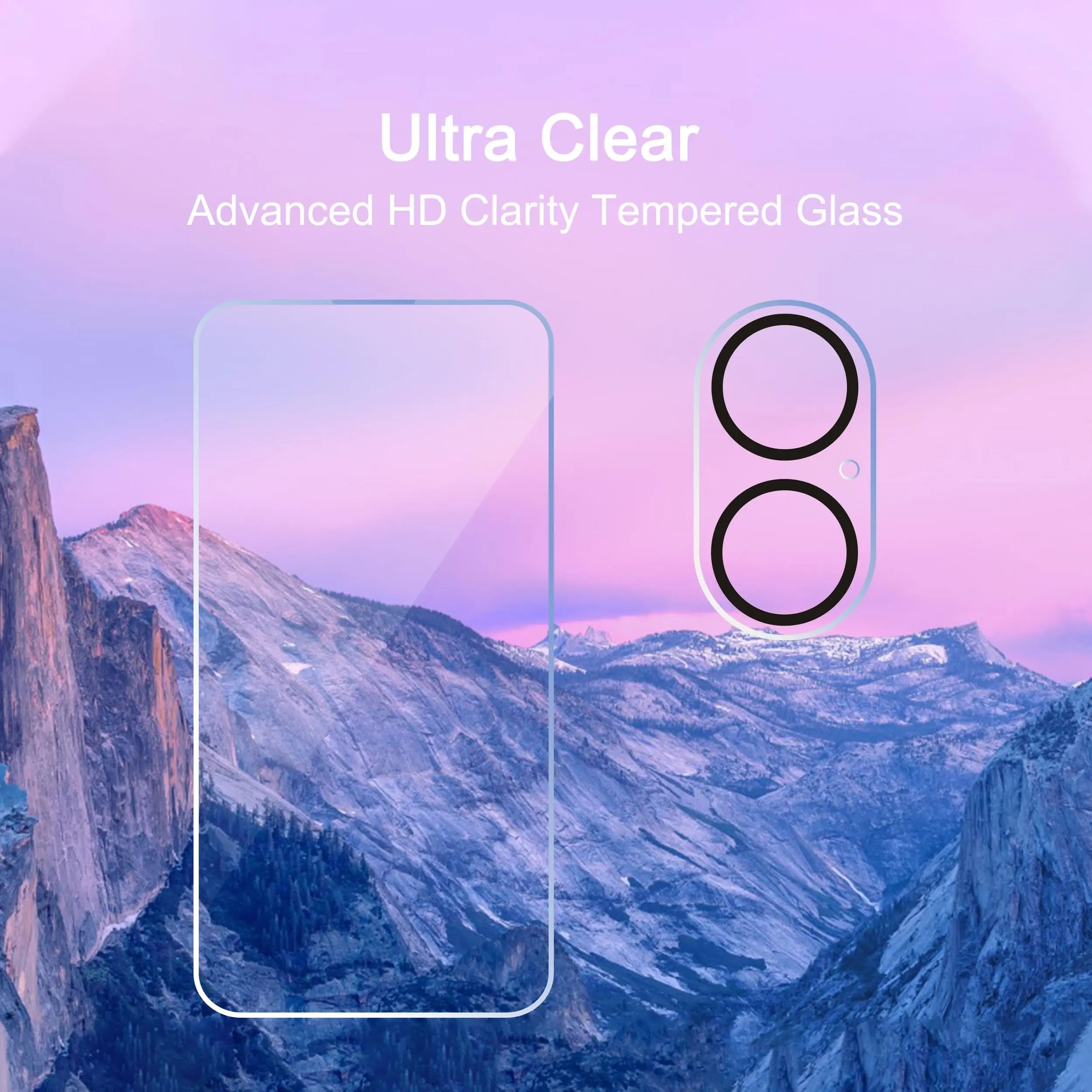 Ailun 3 pack screen protector and camera lens protector for iPhone 17 Pro Max with installation frame and case compatibility.