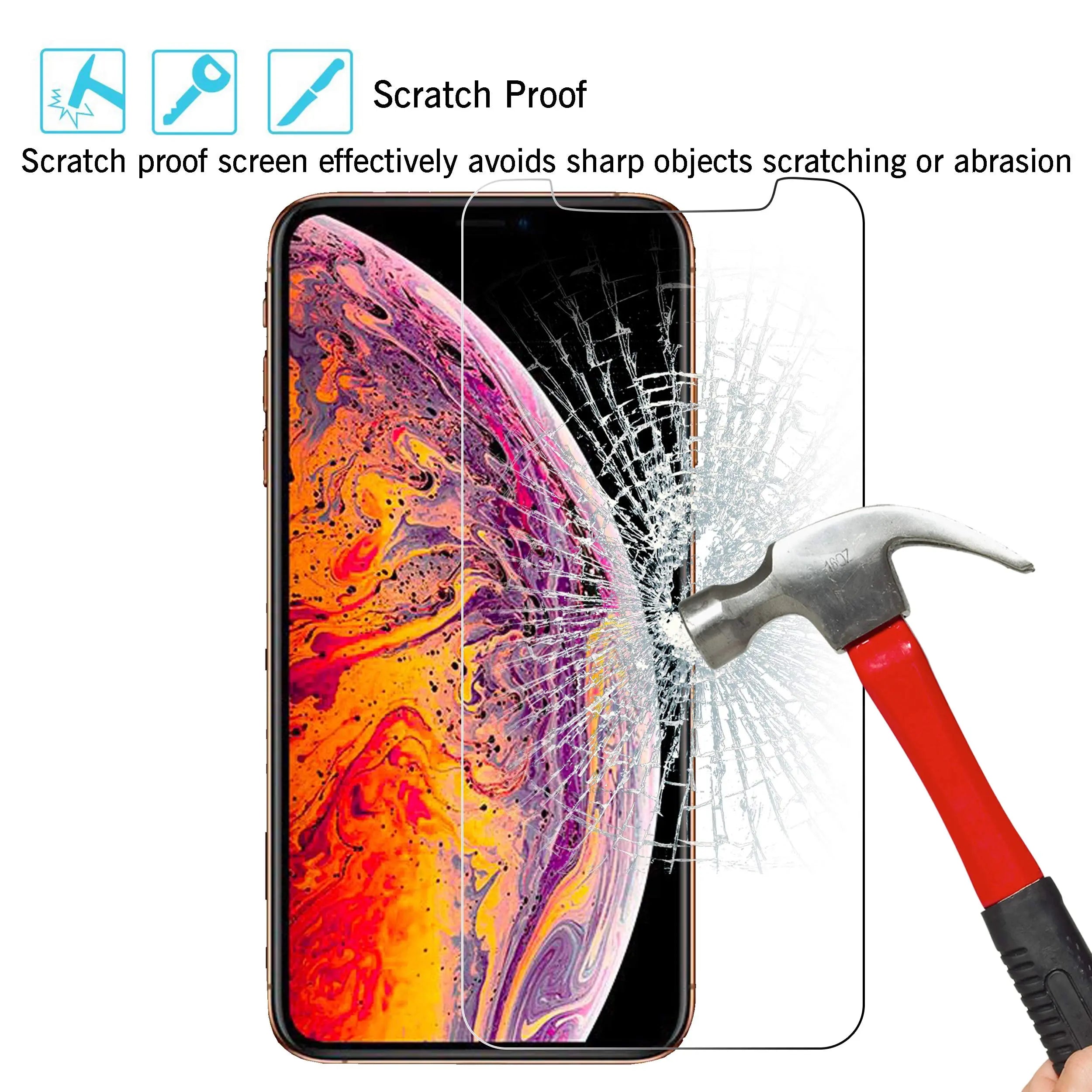 Ailun tempered glass screen protector for iPhone 16/15, 6.1 inch, dynamic island compatible, three pack display protection.